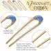 8 Pieces U-Shaped Vintage Hairpin Set | Cherry Red & White Tortoise Shell Hair Clips for Women - Buy Online on GoSupps.com
