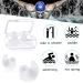 Macrohu Silicone Waterproof Earplugs for Sleep | Noise Dampening Reusable Soft Earplugs for Sleeping Snoring Swimming Learning & Hearing Protection - White - Buy Online on GoSupps.com