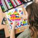 ZSCM Art Duo Tip Brush Markers Set 60 Colors - Fine & Brush Tip Drawing Pens with Coloring Book - Ideal for Kids, Adults, Sketching, Bullet Journal, School Supplies - A-60 Colors - Buy Online on GoSupps.com