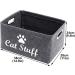Geyecete Dog Apparel & Accessories/Pet Supplies Storage Basket - Collapsible Grey Bin for Office, Bedroom, Closet & Toys - Buy Online on GoSupps.com