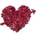 200g Natural Dried Rose Petals Real Flower Dry Red Rose Petal for Foot Bath Body Bath Spa Wedding Confetti Home Fragrance DIY Crafts Accessories