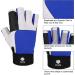 FitsT4 Sailing Gloves 3/4 Finger | Ideal for Sailing, Yachting, Kayaking, Fishing | Medium Blue | Men and Women - Buy Online on GoSupps.com