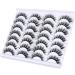 Mebver 8D Fluffy False Eyelashes - 14 Pairs Pack, Wispy Faux Mink Cat Eye Lashes - Buy Online on GoSupps.com