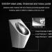 Stainless Steel Smart Flushing Urinal Tank Wall-Mounted Men's urinals Vertical Toilets in Public restrooms for Home Improvement Office Buildings Hotels Clubs (Single Piece Urinal) - Buy Online on GoSupps.com