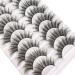 SEMATA Mink Lashes Fluffy False Eyelashes | Natural Wispy Cat Eye 3D Fake Eyelashes | Korean Makeup Manga Lashes Extension - Buy Online on GoSupps.com