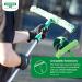 UNGER 79020 MicroStrip Window Washer Sleeve 35cm with ErgoTec T-bar Handle - Microfibre Window Cleaner for Hand Wash or Telescopic Window Cleaning Green 35cm Single - Buy Online on GoSupps.com