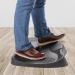 Standing Mat by DAILYLIFE, Anti Fatigue Comfort Mat for Standing Desk, Ergonomic Stand Up Mat with Massage Ball, Cushiony & Durable Kitchen Floor Mat for Office, Workplace, Home (Large, Black) Black-1 Ball