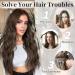 Fine Plus Halo Hair Extension Long Wavy Invisible Wire Hair Extensions with Transparent Adjustable Size 2 Clips Secret Hair Pieces for Women Daily Use-Natural Brown 20 Inch Natural Brown - Buy Online on GoSupps.com