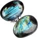 June&Ann Natural Labradorite Palm Stones - Healing Gemstone for Meditation and Chakra Balancing - Buy Online on GoSupps.com