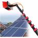 Window Telespole Cleaning Brush Water Fed Cleaning Tool for Cleaner Conservatory Roof Photovoltaic Panel Cleaning Window Clean (Color : 6m/19.6ft Size : 30Cm) 6m/19.6ft 30Cm
