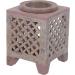 Shop Guru Indian Fragrance Lamp - Essential Oil Diffuser & Tealight Holder for Aromatherapy | Bacon Stone Cube Orient (8x6x6 cm) | Premium Fragrance & Oil Lamps - Buy Online on GoSupps.com