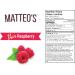 Matteo's Sugar-Free Fruit Syrup Sweeteners for all types of Beverages - for Pastry Dessert Kitchen Restaurant and Bars Authentic Raspberry Flavor Tart Sweet Non Alcoholic Syrup (750mL 6pk) 750 ml (Pack of 6) - Buy Online on GoSupps.com