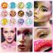 AOOWU Chunky Glitter 12 Colors 3D Nail Art Sequins - Festival & Holographic Cosmetic Glitter for Nail, Face, Body & DIY Art - Buy Online on GoSupps.com