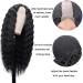 Long Curly Synthetic Lace Front Wig - Black Loose Deep Wave Style for Women | Natural Looking Fake Scalp Middle Part Hair Replacement | Daily & Party Use (1B) - Buy Online on GoSupps.com