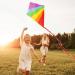 Large Diamond Kite for Kids - Lightweight, Easy to Assemble, Soars High in Low Winds - Ideal for Outdoor Fun with Friends & Family! - Buy Online on GoSupps.com