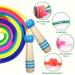 Qetlavee Adjustable Jump Rope for Kids - 2 Pieces 220cm Wooden Handles Perfect Gift for Boys & Girls Ages 6-10 - Blue & Pink - Buy Online on GoSupps.com