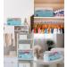 3-Layer Plastic Portable Storage Box - Blue | Multipurpose Organizer for Art, Craft, Cosmetic | Handled Storage Case for Home, School, Office | First Aid Kit Container - Buy Online on GoSupps.com