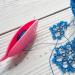Colorful Plastic Tatting Shuttles Set for Lace-Making DIY Crafts - 3pcs in Amber, Red, Purple - Buy Online on GoSupps.com