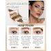 Eyebrow Powder Kit-2 Color Soft Eye Brow Tinted Powder Palette Waterproof Longlasting Dark Black/Dark Grey Brow Filler Professional Eyebrow Makeup for Older Women with Mirror Brow Brush-Set 06 06# Black+ Dark Grey - Buy Online on GoSupps.com