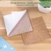 4x4 Inch Self Adhesive Cork Squares - 40 Pcs - Perfect for Coasters and DIY Crafts - Buy Online on GoSupps.com