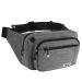 Speedsporting belt pocket bunkbag women men men water -repellent hip pocket with zipper belly bag for women and men outdoor belt bag for hiking hip bag gray (model 3)