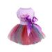 Dog dressing dog dressing for little dog girls mesh puppies dress summer dog clothes yorkie chihuahua tea cup of clothing clothing pet cat princess dress dog birthday outfit x-Small violet