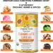 Organic Veda Turmeric Golden Super Milk Latte Mix - USDA Certified, High Curcumin & Ayurvedic Herbs for Energy, Focus & Immune Support - 8 oz - Buy Online on GoSupps.com