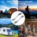 OUTXE Titanium 2-in-1 Fork and Spoon Combo 2-Pack | Ultra Lightweight Eco-Friendly Spork for Camping & Hiking - Buy Online on GoSupps.com