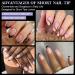Gelike XS Almond Short Nail Tips Set - 240 Pieces | Full Cover False Nails for Nail Art - 12 Sizes PMMA Pre-Buffed Gel Tips - Buy Online on GoSupps.com