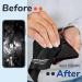 Elite Tech Gear Microfiber Cleaning Cloth for Glasses - 4-Pack Oversized 12x12 | Durable Eyeglass & Electronics Wipes - High Tech Quality Material (Black - Buy Online on GoSupps.com