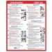CPR  Choking First Aid Magnet - Babies  Children  Adults - Heimlich Maneuver Emergency Instructions - First Aid Quick Reference Card with Magnets  8.5 x 11 in.