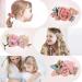 Supgomax Flower Hair Clips - 6 Pack Baby & Girls Hair Accessories | Floral Hair Loop Clips for Perfect Styling - Buy Online on GoSupps.com