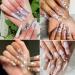 VNICESLI 4-Piece Gel Nail Polish Set | 7-in-1 Assembly Gel & Builder Base Gel for Perfect UV/LED Nails - Clear & Nude Shades - Buy Online on GoSupps.com