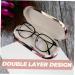 Homsfou Dual Purpose Glasses Case & Organizer - Stylish Container for Sunglasses & Eyeglasses Storage - Ideal for Home & Travel - Buy Online on GoSupps.com