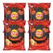 Lays Potato Chips (Sizzling Hot) Flavor (50 Gram) - Slow-Cooked Potato Chips Snacks (Pack of 4) 200 g (Pack of 1)
