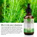 Rosemary Essential Oil for Hair Growth +Rosemary Shampoo for Hair - 100% Pure Organic Nourishes Scalp Stimulates Hair Growth - Buy Online on GoSupps.com