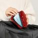 Red Glitter Sequins Sanitary Napkin Storage Bag - Portable Period Pouch for Women and Teen Girls - Multi-colored Design - 1Pc - Buy Online on GoSupps.com
