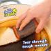 Scrub Daddy Steel Scour Pads - Stainless Steel Scouring Pads for Kitchen & Bathroom - Soft in Warm Water, Firm in Cold - 2ct - Buy Online on GoSupps.com