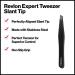 Revlon Expert Eyebrow Hair Removal Tweezer - Stainless Steel Tweezers for Men, Women & Kids - Buy Online on GoSupps.com