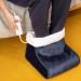 Navaris Foot Heating Electrical - Washable Heating Shoes with 3 Temperature Levels - 30x30x24 cm - Blue - Perfect for International Shipping - Buy Online on GoSupps.com