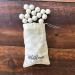1 Inch White Felt Balls (50 Pack) - Hand Felted Wool Pom Poms for Crafts & Decor - Natural Garland & Party Decorations - Includes Muslin Bag - Buy Online on GoSupps.com