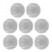 XIAOJUN 8 Pcs Walker Glide Balls Precut Walker Tennis Balls for Furniture Legs and Floor Protection Heavy Duty Long Lasting Felt Pad Covering Walker Accessories for Seniors Fit Most Walkers (Grey) Gray
