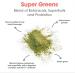 Allergy Research Group Super Greens - Superfood Green Powder with Spirulina Chlorellla and Oat Grass Clinically-Studied Probiotic Support for Women and Men - 8.45 oz (240 g) - Buy Online on GoSupps.com