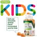 Kids 3-in-1 Immune Support Gummies | 60 Count | Zinc 10mg + Vitamin C & Echinacea | Vegan Pectin Based | Gelatin Free | Orange Flavor - Buy Online on GoSupps.com