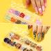 Nail Art Brush and Design Tools Kit - FANDAMEI Nail Brushes, Dotting Tools, Glitter, Butterfly, Heart Sequins, Foil Flakes, Rhinestones - Black - Buy Online on GoSupps.com