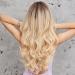 Haircube Ombre Blonde Wig with Pony - Long Corrugated Layers Heat-Resistant for Everyday Use | Natural & Conveniently Graded - Buy Online on GoSupps.com
