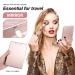 14-Piece Travel Makeup Brush Set with LED Mirror - Professional Mini Makeup Brushes & Eye Shadow Storage Box (Rose Gold) | International Shipping Available - Buy Online on GoSupps.com