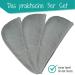 Buy Lead Care Hair Turban Set of 3 - Quick-Drying Microfiber Hair Drying Towels in Anthracite | Best Hair Care Solutions - Buy Online on GoSupps.com