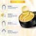 24K Gold Under Eye Patches - 60 Pcs for Dark Circles & Puffiness - Under Eye Bags Treatment - Women & Men Eye Patch - Under Eye Pads - Buy Online on GoSupps.com