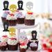 MonMon & Craft Skull Cupcake Toppers/Death to My 20s 30s 40s 50s Cupcake Toppers/Farewell Sweet Youth/RIP 20s 30s 40s Birthday Party Decorations/Glitter - 24 Pcs - Buy Online on GoSupps.com